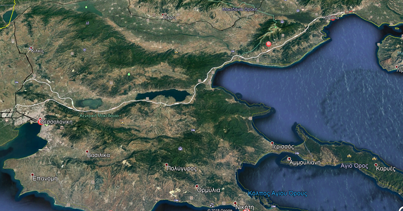 Μελέτες χάραξης της νέας σιδ/κης γραμμής Θεσσαλονίκη - Αμφίπολης - Νέας Καρβαλης (Α' φάση) (Α.Σ. 192)