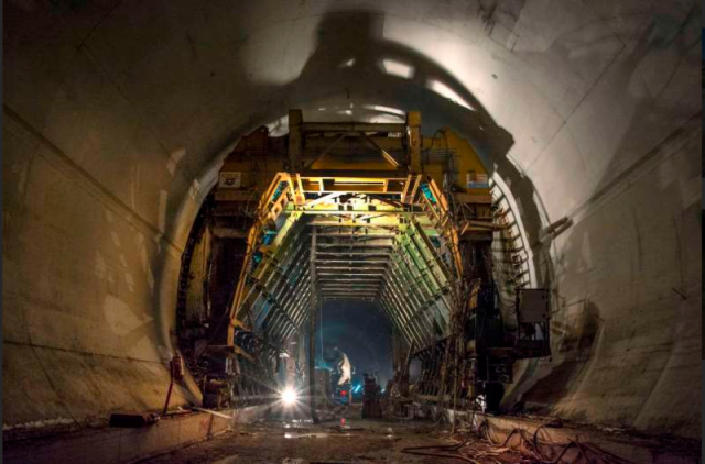 Construction of the infrastructure of the new double railway line, section Rododafni – Psathopyrgos including Panagopoula tunnel (C.N. 579).