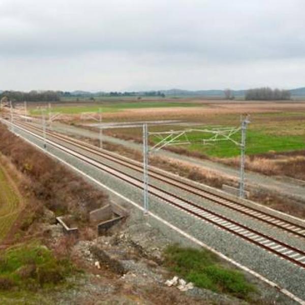 Construction of the superstructure in the section Polykastro-Eidomeni from km 53+000 to km 73+000, superstructure of R.S. Polykastro and electrification (C.N. 563)